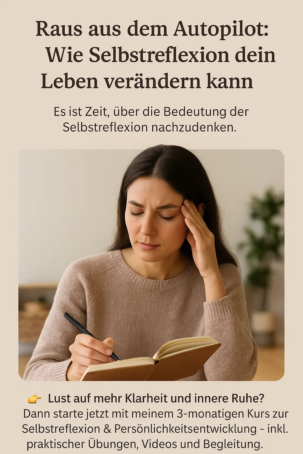 Mehr Klarheit, weniger Stress – Die Kraft der Selbstreflexion - Wolff-Consulting